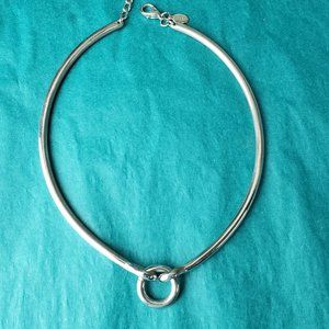 2/10$ Express Silver tone knot necklace